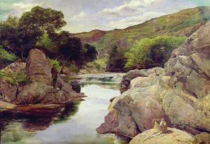 Glenfinlas z Millais Fishing, 1853
